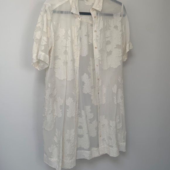 Aritzia Wilfred Hemistiche Dress in White (Size S) - Picture 6 of 11